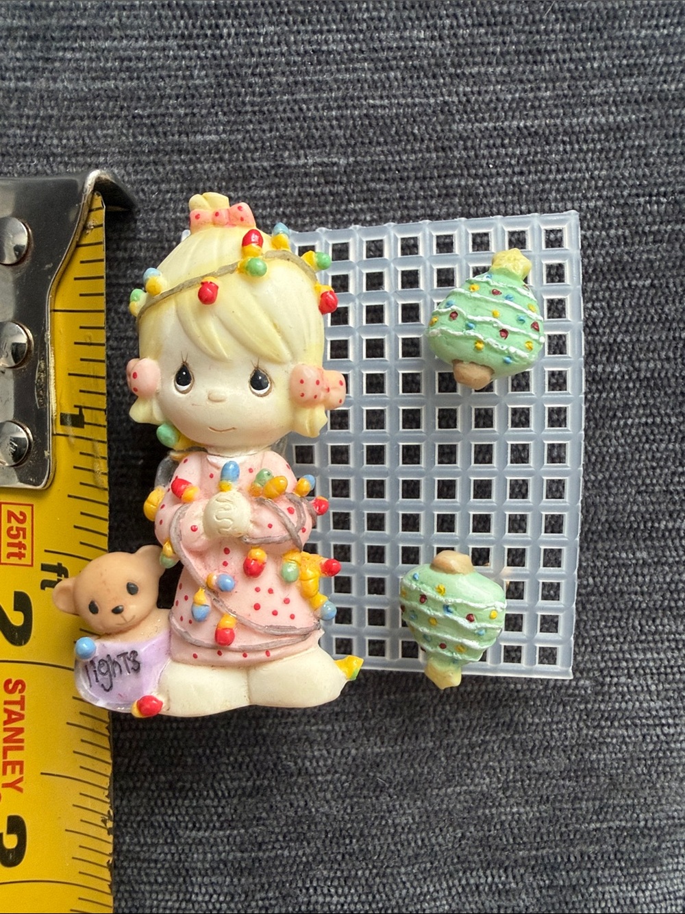 Precious Moments Girl Figurine with Lights Theme - Cream and Pastel